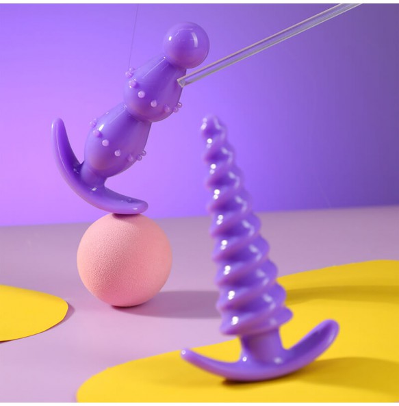 MizzZee - Ice Cream Cone Anal Butt Plug (Full Set 2 Pieces)